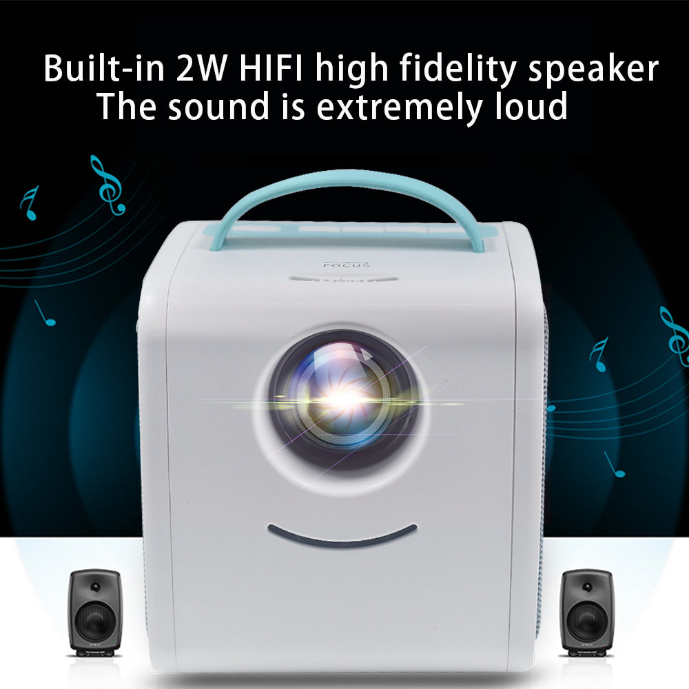 Q2 Mini Projector 700 Lumens Portable Beamer USB AV Port LED Beam Box