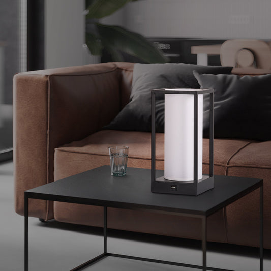 Hokkaido Table Lamp with Phone Charger - Bedroom Decor Lamp Online