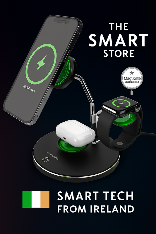 HyperGear MaxCharge 3-in-1 MagSafe Wireless Charging Stand for Phones